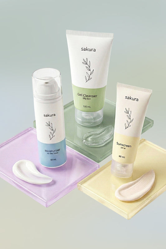 (Dry Skin Gel Cleanser + All Skin Moisturizer + Mineral Sunscreen) 🎁