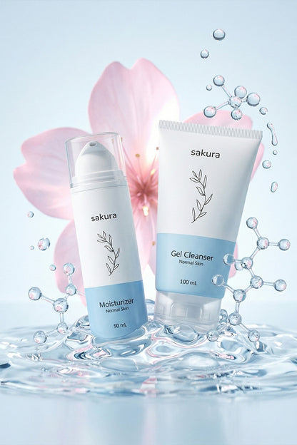 (Normal Skin Gel Cleanser + All Skin Moisturizer) 🎁