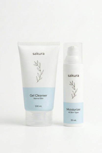(Normal Skin Gel Cleanser + All Skin Moisturizer) 🎁