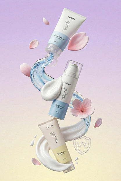 (Normal Skin Gel Cleanser + All Skin Moisturizer + Mineral Sunscreen) 🎁