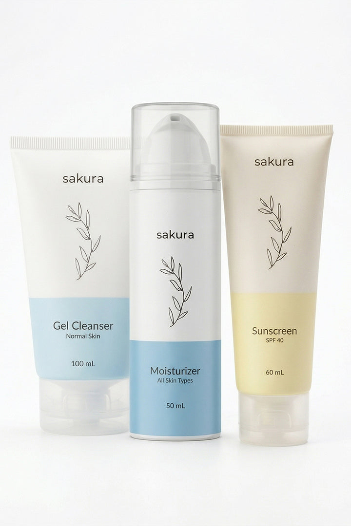 (Normal Skin Gel Cleanser + All Skin Moisturizer + Mineral Sunscreen) 🎁